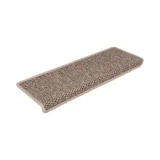 Vidaxl - Stair Mats Self-adhesive Sisal-look 15 Pcs 65x21x4 Cm Dark Beige