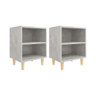VidaXL 805788 nightstand/bedside table Concrete colour