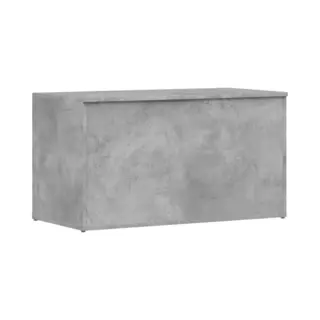 Storage Chest Concrete Grey 84x42x46 Cm Engineered Wood Vidaxl