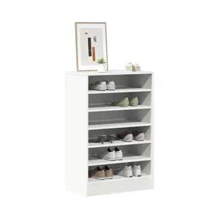 VidaXL Schuhschrank Weiß 60x35x92 Cm Holzwerkstoff