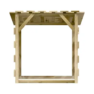 Vidaxl - Pergola Mit Dach 100x90x100 Cm Imprägniertes Kiefernholz