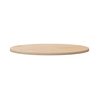 VidaXL Tischplatte Ø90x2, 5 Cm Massivholz Kiefer