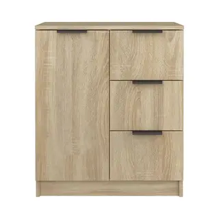 Sideboard Sonoma Oak Engineered Wood Vidaxl