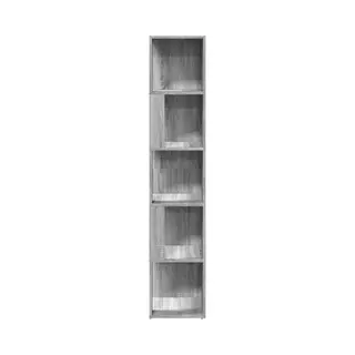 VidaXL Eckregal Grau Sonoma 33x33x164, 5 Cm Holzwerkstoff