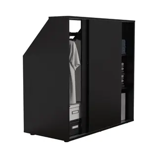 TheBestOf Furniture Kledingkast Schuine Wand Zolder Slaapkamer Schuifdeuren - Hanggedeelte En Legplanken - Opbergkast Geschikt Voor Schuine Wanden