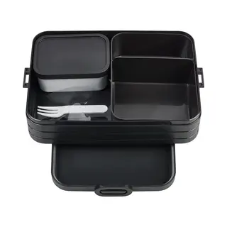 Mepal Bento Lunchbox »Take A Break Large« 1.5 L Schwarz, 25.5x6.5x17 Cm
