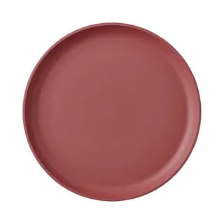 Mepal - Breakfast Plate Silueta - Dishwasher & Microwave Resistant - Plastic Plates - Dinner Plates - Tableware - 23 Cm - Vivid Mauve