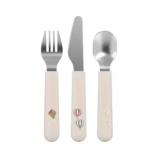 Mepal Children’s Cutlery 3-piece Set Mio, Children's Flatware, Child-friendly Utensils From 12 Months, Including Knife, Fork & Spoon, Set Of 3,