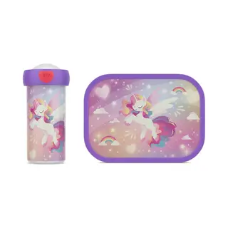 Mepal - Lunch Set Campus - Lunch Set For Children With School Beaker & Lunch Box - For School Or On The Go - Dishwasher Safe & Bpa-free - 300 + 750 Ml