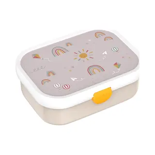 Mepal - Brotdose Kinder Campus - Bento Box Kinder - Brotdose Mit Fächern & Gabel - Meal Prep Box Mit Clip-Verschluss - Bpa-frei & Spülmaschinenfest