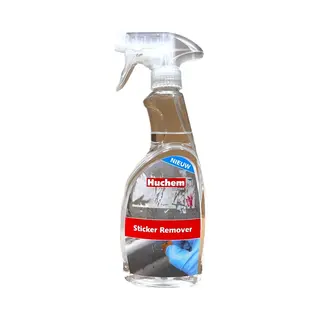 Huchem Stickerverwijderaar | 500ml | Sticker Remover | Teer-& Lijmresten Verwijderaar