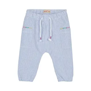 Alisé Gestreepte Broek Geweven Blauw 86