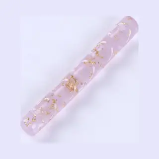 DW4Trading Penseel Houder - Geschikt Voor 5 Penselen - Acryl Nagel Penselen - Lila Glitter