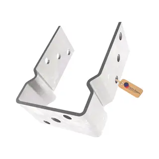 GeZu Impex U Post-Anker 81 X 150 Mm Thermisch Verzinkt