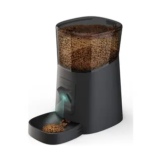 Cellavi Automatische Voerbak - Voerautomaat Dispenser Met App En Camera - 6 L - Zwart
