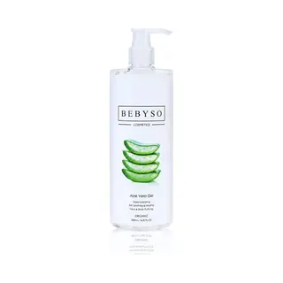 Bebyso cosmetics Bebyso Organic Aloe Vera Gel 500ml. 100% Vegan & Natuurlijke Ingrediënten. Dierproefvrij.