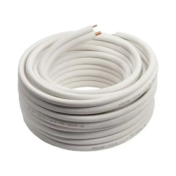 Merkloos Koelleiding - 1/4″ X 5/8″ - 20 Meter - Wit thumbnail