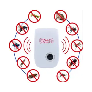 4-Pack Ultrasone Ongedierte Verjager - Pest Reject - Muizenverjager - Vliegenverjager - Muggenstekker - Geen Chemicaliën Of Gif - Ook Voor Geaarde
