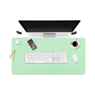 Muismat - Bureau Onderlegger - Anti-slip - Kantoor - 80x40 - Mintgroen