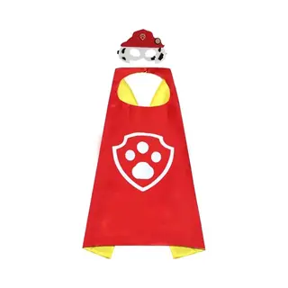 High Way Patrol Cape Marshall - Carnavalskleding Kinderen - Kostuum - Verkleedpak Kind - Verkleedkleren - Verkleedkleding - Masker - Paw Pak