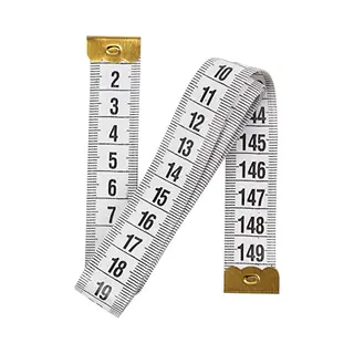Knaak Meetlint - Flexibel - Wit - 150 Cm - 1 Stuk - Centimeter Meetlint