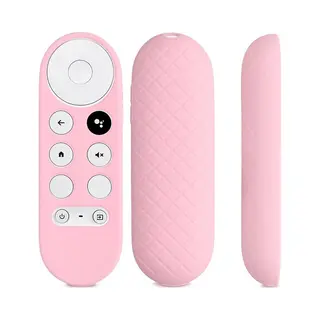 Knaak Luxe Soft Case Geschikt Voor Google Chromecast (2020) - Cover Hoesje - Siliconen - Roze