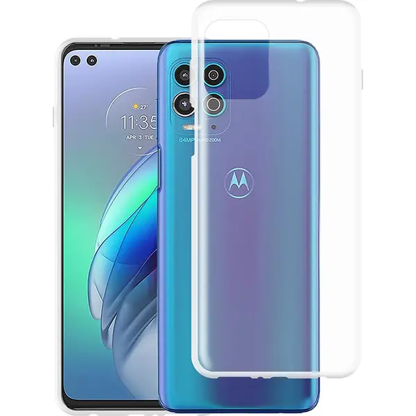 Cazy Hoesje Geschikt Voor Motorola Moto G100 Hoesje Siliconen - Flexibele Case - Transparant thumbnail