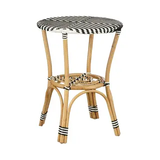 Mica Decorations Mandox - Bistrotafel Voor Buiten - H66 XØ50 Cm - Zwart Wit