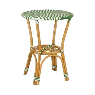 Mica Decorations Mandox - Bistrotafel Voor Buiten - H66 XØ50 Cm - Donkergroen Wit