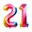 Cijfer 21, Regenboog