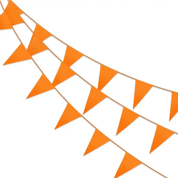 Q2P - Slingers - Verjaardag - Versiering - Vlaggenlijn - Vlaggetjes - Feest - Koningsdag- Ek - Wk - Slinger - Oranje thumbnail