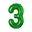 Cijfer 3, Groen
