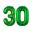 Cijfer 30, Groen