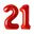 Cijfer 21, Rood