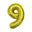Glitter 9, Goud