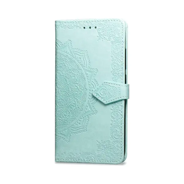 Geschikt Voor Apple IPhone 7 Plus - 8 Plus Bookcase - Groen - Bloemen - Portemonnee Hoesje thumbnail