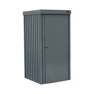 Axi Hector Premium Metalen Tuinkast 1300L Antraciet - Opbergkast 1300L Met Slot – 98x93x185cm