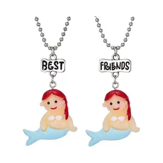 Fako Bijoux® - Vriendschapsketting - Bff Ketting - Zeemeermin - Best Friends - Mermaid