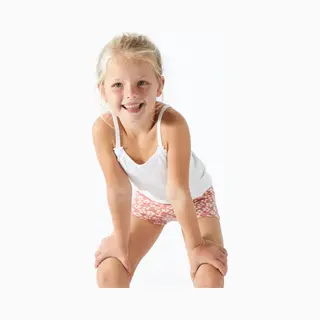 Little Label Kinder Unterhemden Mädchen 110-116 (6Y) - Weiß - Uni - 3er-Pack - Bio-Baumwolle