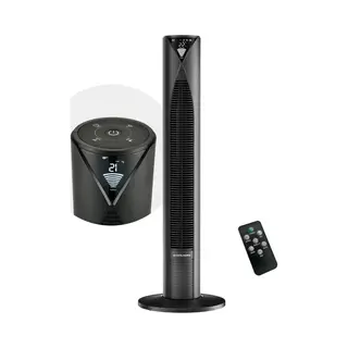 CoolHome CF2205 - Stille Torenventilator Met Afstandsbediening - Waaier Met Timer - Ventilator Staand - Tower Fan Met Dimbaar Led Scherm - 96 Cm -