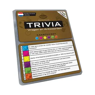 Trivia Quiz Cards Triviant Vragen Aanvulset, Pubquiz, 648 Vraag En Antwoorden - Versie Bruin Nieuwste Editie!