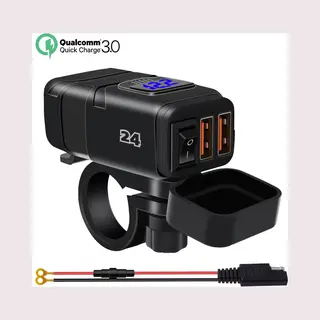 Motor24™ - Hoge Kwaliteit Usb Aansluiting Motorfiets Met Ce Keurmerk - Usb Lader Motor - Usb Charger Motor