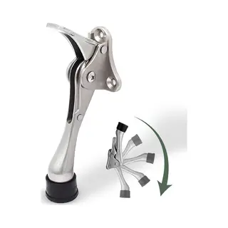 Stack® Stevige Deurstopper - Voor Binnen & Buiten Deuren - Verstelbare Rvs Deurbuffer - Deurvastzetters Met Veer - Deurstop Zware Deur Openhouder -