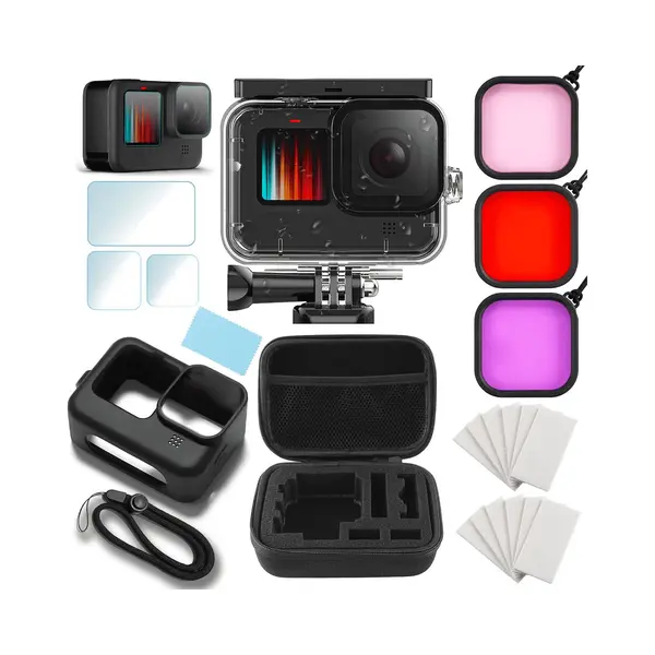 Mojogear Accessory-Set For GoPro 9/10/11 W/ Case Filters (Mg-96), Action Cam Zubehör thumbnail