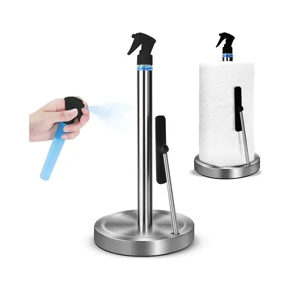 Matti® - Keukenrolhouder - Keukenrolhouders - Staande Keukenrolhouder Rvs - Incl. Sprayflesje thumbnail