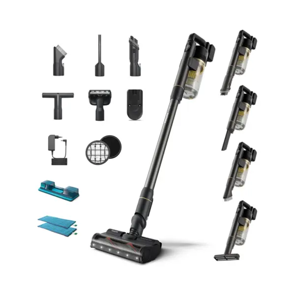 Philips 7000 series XC7057/01 Kabelloser Akku-Staubsauger Aqua thumbnail