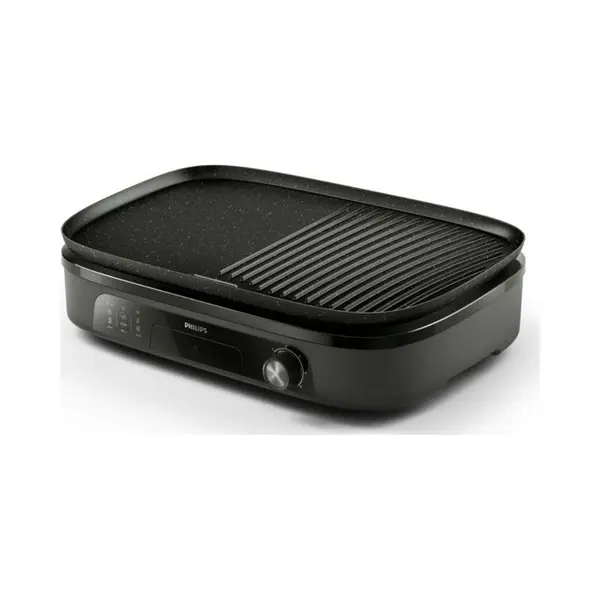 Philips HD6210/90 elektrische grillplaat Vrijstaand 2400 W Zwart thumbnail