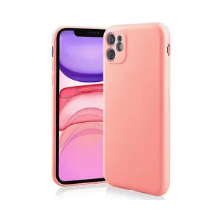 ShieldCase Siliconen Hoesje Met Camera Bescherming Geschikt Voor Apple IPhone 11 - Roze - Flexibele En Schokbestendige Case - Krasbestendige Silicone