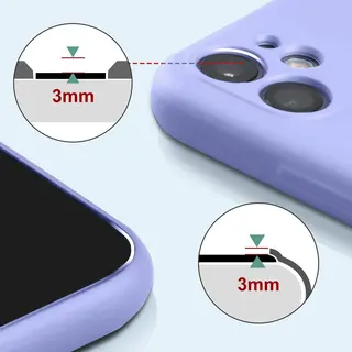 ShieldCase Siliconen Hoesje Met Camera Bescherming Geschikt Voor Apple IPhone 11 - Paars - Flexibele En Schokbestendige Case - Krasbestendige Silicone
