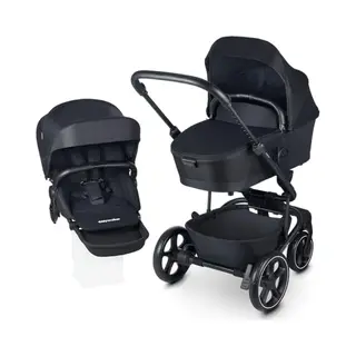 Easywalker Harvey5 Poussette De 0 à 22 Kg, Facile à Plier, Idéale Pour 2 Enfants, Réglable En 4 Positions, Harnais Sûr à 5 Points, Compatible